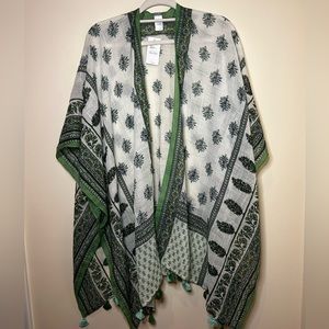 JJill Green/White Wrap